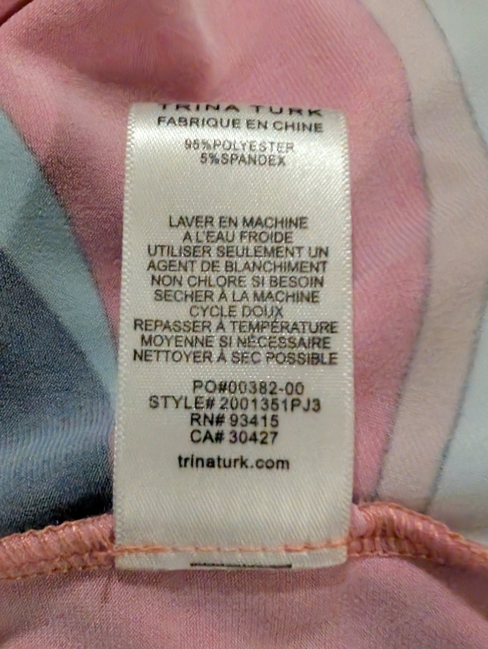 Trina Turk Milian Wave-Print Maxi Dress - Picture 9 of 10